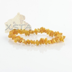Raw dark butter amber bracelet